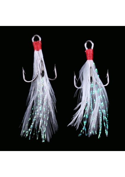 20 Adet Balıkçılık Tiz Kanca Ile Tüy Lure Yem Kanca Yapımı Değiştirme (Yurt Dışından) modelleri