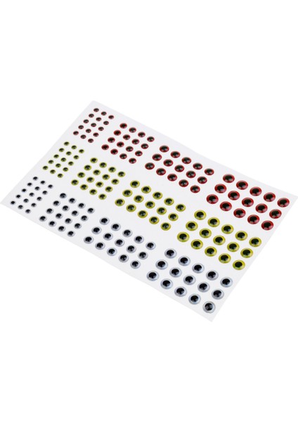 183 Adet 2d Balıkçılık Cazibesi Gözler Balıkçılık Gözler Yem Sinek Bağlama Lure Jig Craft (Yurt Dışından)