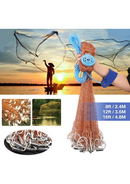 Amerikan Tuzlu Su Balıkçılık Net Yem Tuzağı Balık-C3.6m Alüminyum Yüzük C 3.6m Alüminyum Yüzük (Yurt Dışından) modelleri