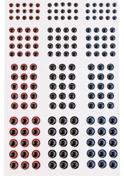 183 Adet 3/4/5/6mm Dıy 3D Simülasyon Holografik Balıkçılık Lures Göz Sinek Balıkçılık (Yurt Dışından) fiyatları