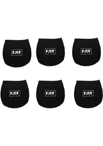 6 Adet Balıkçılık Çantası Reel Koruyucu Kılıf Tekerlek Kılıfı Kapak Depolama (Yurt Dışından)