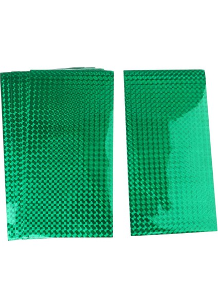 5 Adet Parlak Balıkçılık Cazibesi Bant Sticker Holografik Yapışkan Film Dıy Yeşil (Yurt Dışından)