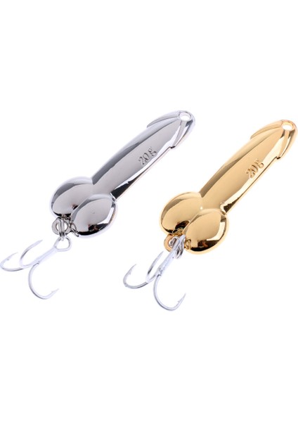 2 Adet Kaşık Balıkçılık Lures Spinner Yemler Metal Sert Sequins Lure Tiz Kanca 20G (Yurt Dışından)
