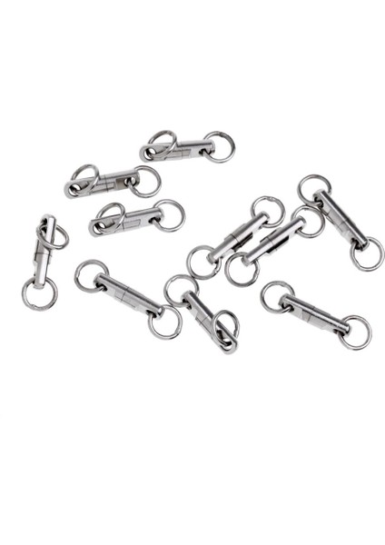 10 Adet Balıkçılık Rulman Fırdöndüler Ağır Büyük Oyun Balıkçılık Swivels 3.5mm (Yurt Dışından) fiyatları