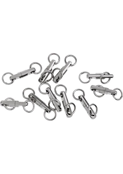 10 Adet Balıkçılık Rulman Fırdöndüler Ağır Büyük Oyun Balıkçılık Swivels 3.5mm (Yurt Dışından) indirimleri