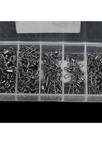 95 Adet / Kutu Balıkçılık Snaps Haddeleme Döner Konnektör Ile Fırdöndüler (Yurt Dışından) fırsatları