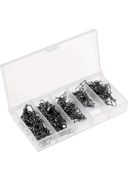 95 Adet / Kutu Balıkçılık Snaps Haddeleme Döner Konnektör Ile Fırdöndüler (Yurt Dışından) indirimleri