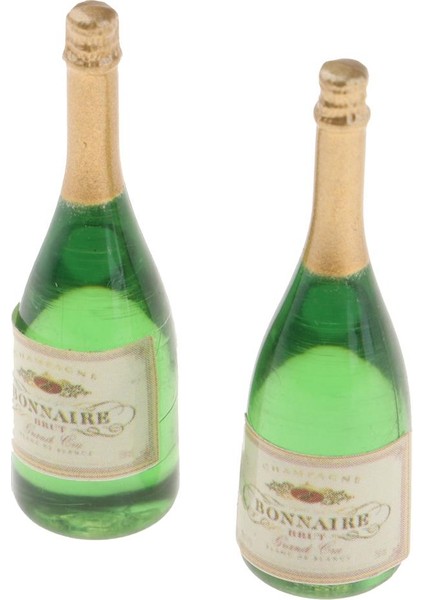 4 Adet Dollhouse Minyatür Şarap Şişeleri Şampanya Içecek Şişeleri 1/12 Ölçekli (Yurt Dışından) fiyatları