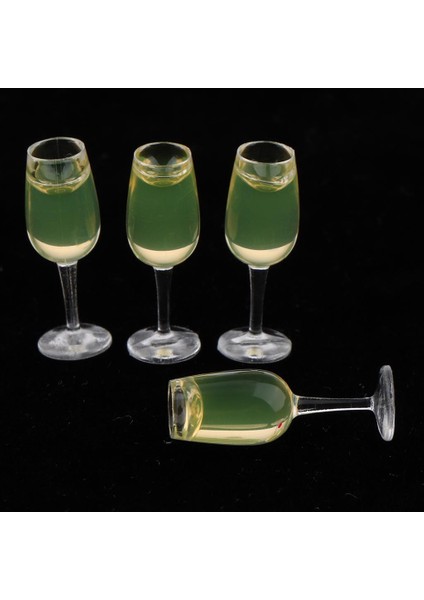 6 Parça 1:12 Dollhouse Mutfak Yemek Odası Aksesuar Şarap Şişeleri Kupalar Kiti (Yurt Dışından) fırsatları