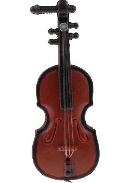 1/12 Dollhouse Minyatür Müzikal Enstrüman Keman Müzik Odası Aksesuar (Yurt Dışından)