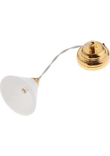 1/12 Ölçekli Dollhouse Minyatür Nefis Tavan Lambası Işık Odası Dekorasyon (Yurt Dışından) indirimleri