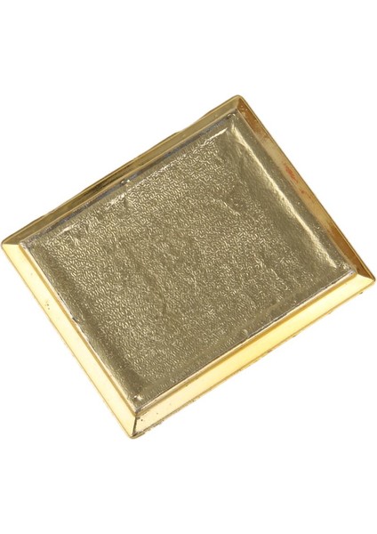 Vintage Altın Çerçeve Plastik Kare Duvar Aynası 1:12 Dollhouse Minyatür (Yurt Dışından)