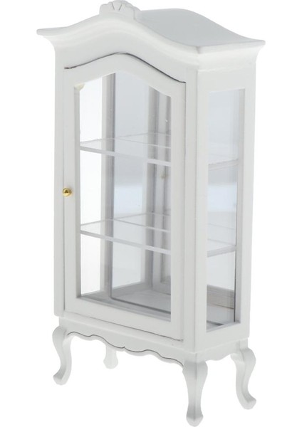 1/12 Dollhouse Minyatürleri Mobilya Beyaz Vitrin Kabine Modeli Dıy Dekorasyon (Yurt Dışından) fırsatları