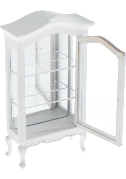 1/12 Dollhouse Minyatürleri Mobilya Beyaz Vitrin Kabine Modeli Dıy Dekorasyon (Yurt Dışından) indirimleri
