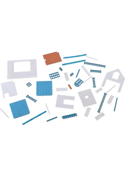 1:12 Ölçekli Dollhouse Minyatür Mavi Çatı Dıy Yapı Tavan Modelleri 2 Takım (Yurt Dışından) indirimleri