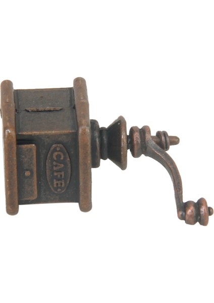 Antik Bronz 1/12 Ölçekli Minyatür Kahve Öğütücü Dollhouse Minyatür Aksesuar (Yurt Dışından) modelleri