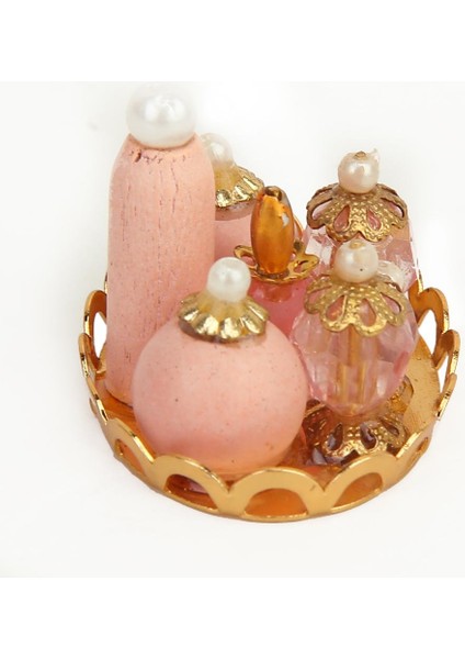 Lüks Minyatür Banyo Parfüm Seti W / Tepsi Için 1/12 Dollhouse Mobilya Pembe (Yurt Dışından) fırsatları