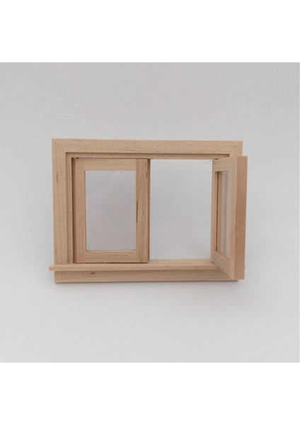 4 Adet 1/12 Dollhouse Minyatür 2 Bölme Pencere Çerçevesi Odası Aksesuarları Boyasız (Yurt Dışından)