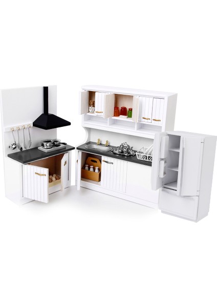 1:12 Dollhouse Nefis Minyatürler Buzdolabı Modeli Mutfak Mobilya Aksesuar (Yurt Dışından)