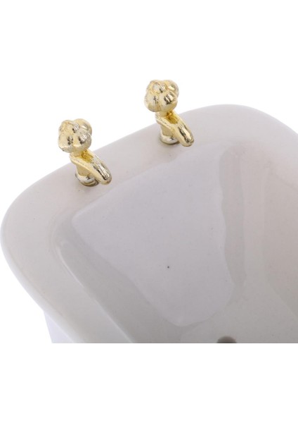 1/12 Dollhouse Seramik Mobilya Banyo Tuvalet Closestool Küvet Lavabo Seti (Yurt Dışından) indirimleri
