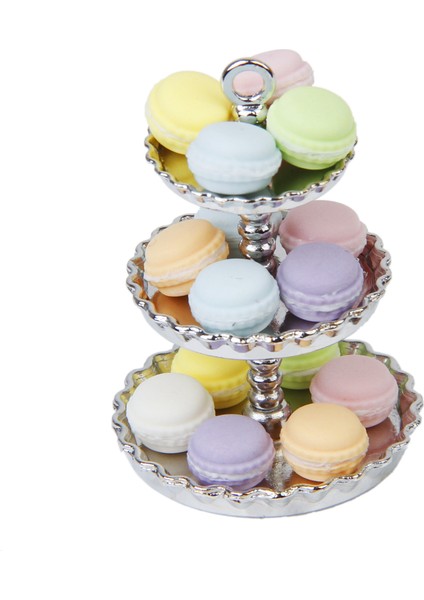 1/12 Dollhouse Minyatür Mutfak Gıda Accs Macarons Kremalı Kek Seti 15 Adet (Yurt Dışından) fırsatları