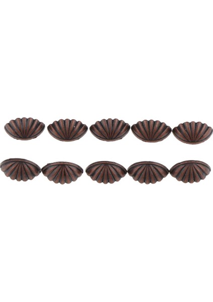 10 Adet 1/6 Donanım Plastik Çekmece Kapı Çekme Kolu Kitleri Dollhouse Minyatür Bakır (Yurt Dışından)