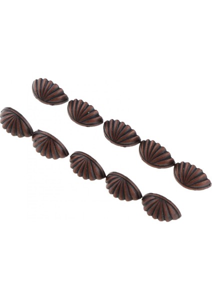 10 Adet 1/6 Donanım Plastik Çekmece Kapı Çekme Kolu Kitleri Dollhouse Minyatür Bakır (Yurt Dışından)