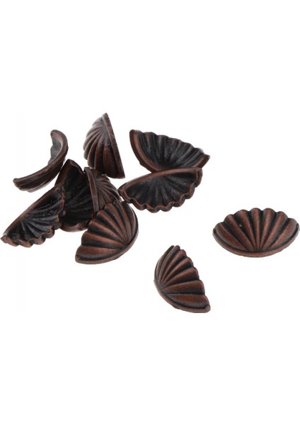 10 Adet 1/6 Donanım Plastik Çekmece Kapı Çekme Kolu Kitleri Dollhouse Minyatür Bakır (Yurt Dışından)
