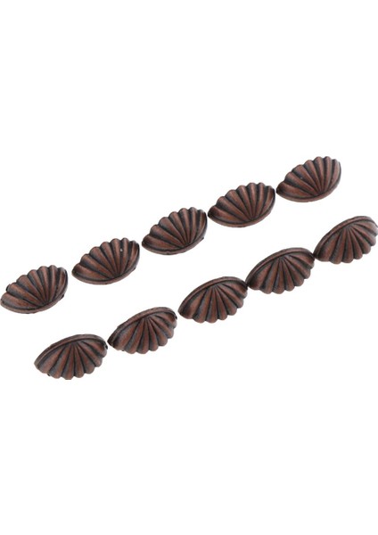 10 Adet 1/6 Donanım Plastik Çekmece Kapı Çekme Kolu Kitleri Dollhouse Minyatür Bakır (Yurt Dışından)