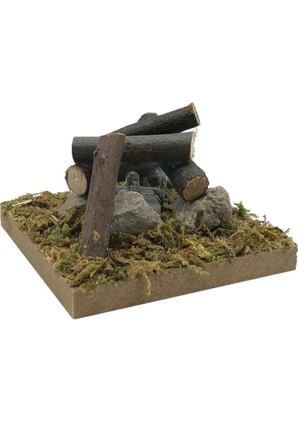1:12 Bebek Evi Yard Peri Bahçe Modeli Playset Mobilya Oyuncak Şenlik Ateşi (Yurt Dışından)