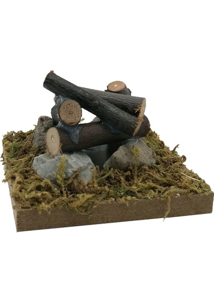 1:12 Bebek Evi Yard Peri Bahçe Modeli Playset Mobilya Oyuncak Şenlik Ateşi (Yurt Dışından) modelleri