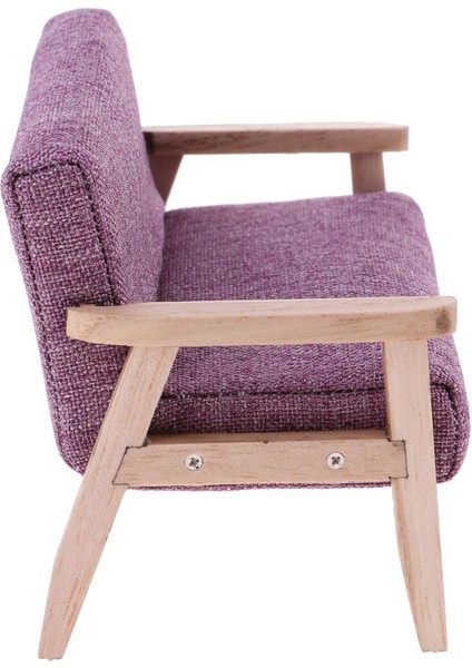 Mor Kanepe Model Set Minyatür Seti 1:12 Ölçekli Dollhouse Mobilya Modeli (Yurt Dışından) fiyatları