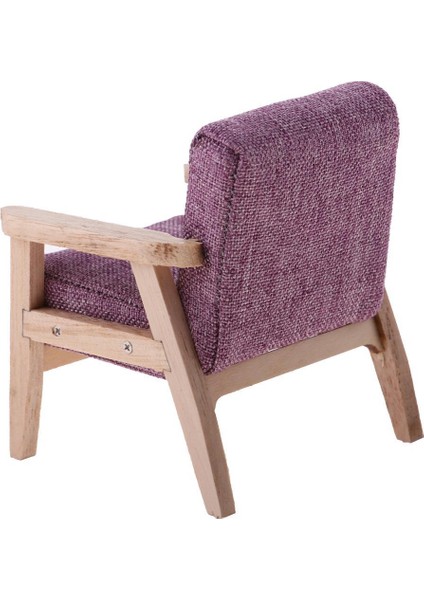 Mor Kanepe Model Set Minyatür Seti 1:12 Ölçekli Dollhouse Mobilya Modeli (Yurt Dışından) modelleri