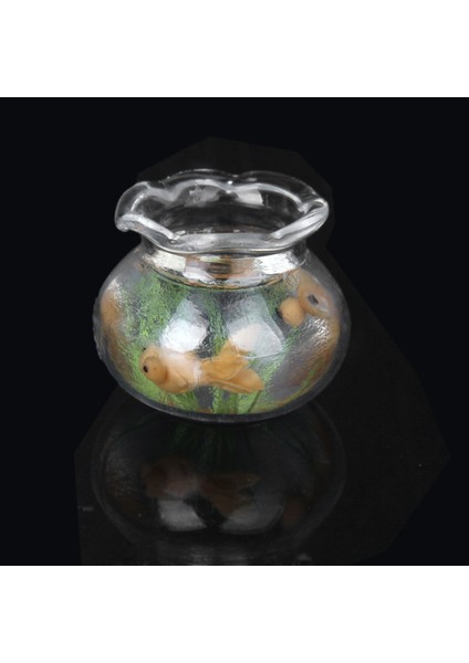 1/12 Dollhouse Minyatür Altın Kase Altın Tankı Dollhouse Evcil Hayvanlar (Yurt Dışından) fırsatları