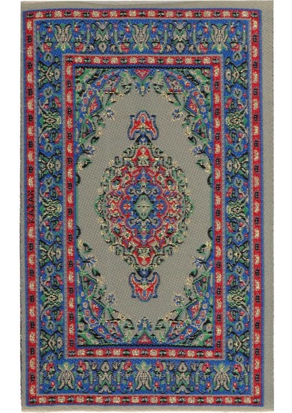 Minyatür Zemin Kapsayan Türk Tarzı Kilim Halı 1/12 Bebekler Ev Dekor Için (Yurt Dışından)
