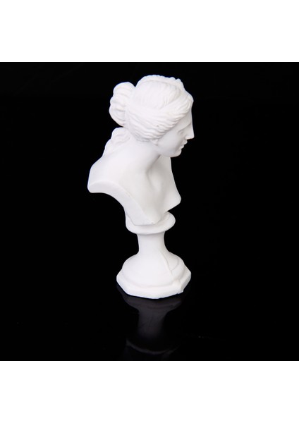 1/12 Dollhouse Minyatür Reçine Heykeli Venüs Büstü Heykel Beyaz Ev Dekor (Yurt Dışından)
