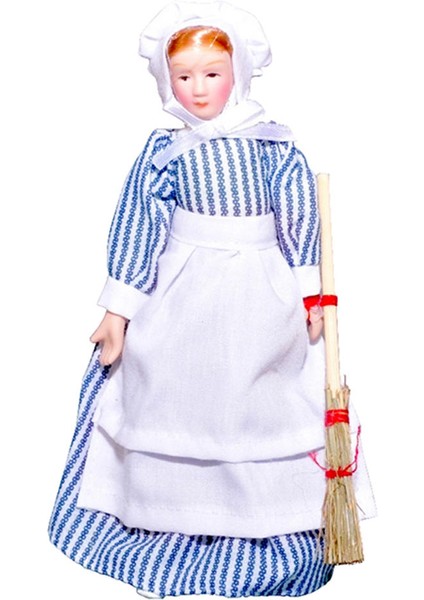 1:12 Dollhouse Minyatür Porselen Bebek Modeli Küçük Güzel Kız Oyb (Yurt Dışından)