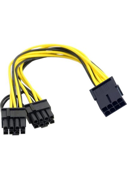 8 Pin Pcıe 12V To Dual 6+2 8 Pin Pcı E Gpu Power Güç Kablosu 30 cm