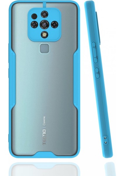 Tecno Camon 16 Kılıf Platin Kamera Korumalı Sürgülü Ultra Ince Silikon Kapak