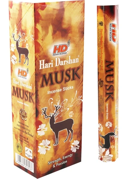 Hari Darshan Misk Tütsü 6 x 20 Çubuk Hd Misk Kokusu