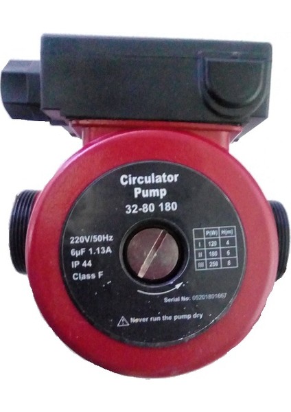 Kömürlü Kazan Sirkülasyon Pompası - Devir Daim 32 - 80 - 180