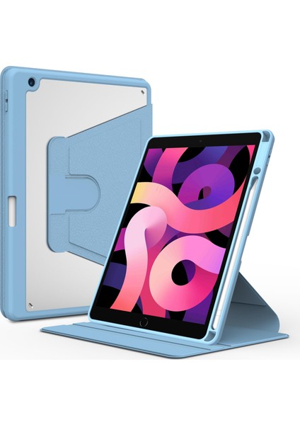 iPad 9. Nesil 2021 10.2 Uyumlu Kılıf 360° Dönebilen Kalem Bölmeli Standlı Akıllı Kapak Premium modelleri