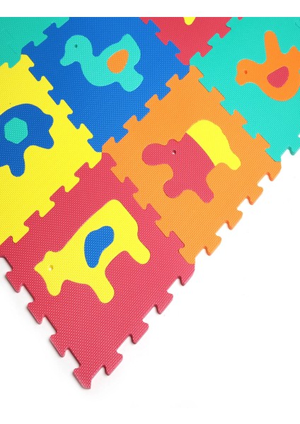 Sevimli Hayvanlar 10 Parça Eğitici Bebek Puzzle Oyun Matı Yer Karosu fiyatları