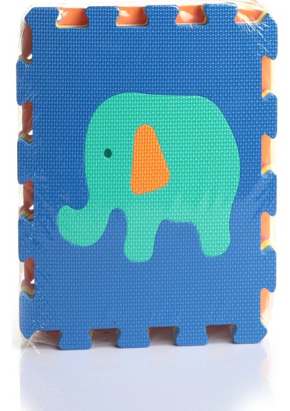 Sevimli Hayvanlar 10 Parça Eğitici Bebek Puzzle Oyun Matı Yer Karosu modelleri