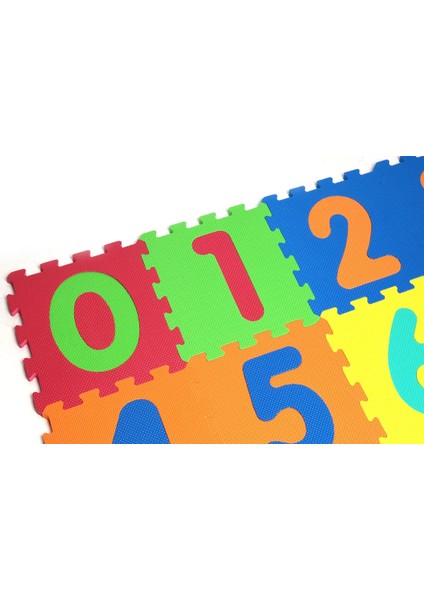 Eğlenceli Numaralar 10 Parça Eğitici Bebek Puzzle Oyun Matı Yer Karosu fiyatları
