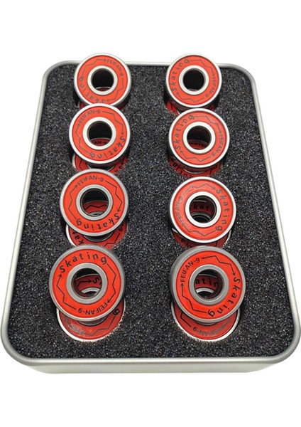 16X Kaykay Rulmanlar Longboard Rulo Inline Rulo Için Yedek Parçalar
