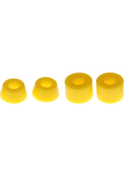 2 Adet Kaykay Longboard Burçlar Set Kamyon Kiti 90A Açık Spor Sarı Için