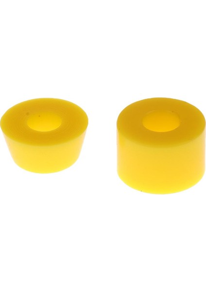 2 Adet Kaykay Longboard Burçlar Set Kamyon Kiti 90A Açık Spor Sarı Için