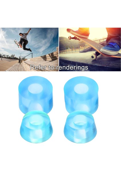 4x 92A Üst Alt Kaykay Kamyon Burç Longboard Rebuild Kit Donanım Temizle Mavi modelleri