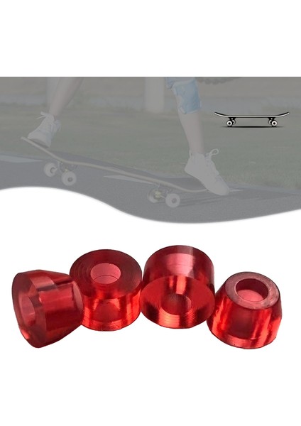 4x Kaykay Kamyonu Burç Longboard 90A Rebuild Kits Amortisör Kırmızı indirimleri